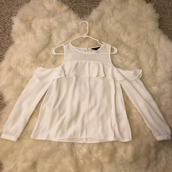 New Banana Republic Cold Shoulder Blouse - Picture 1 of 4